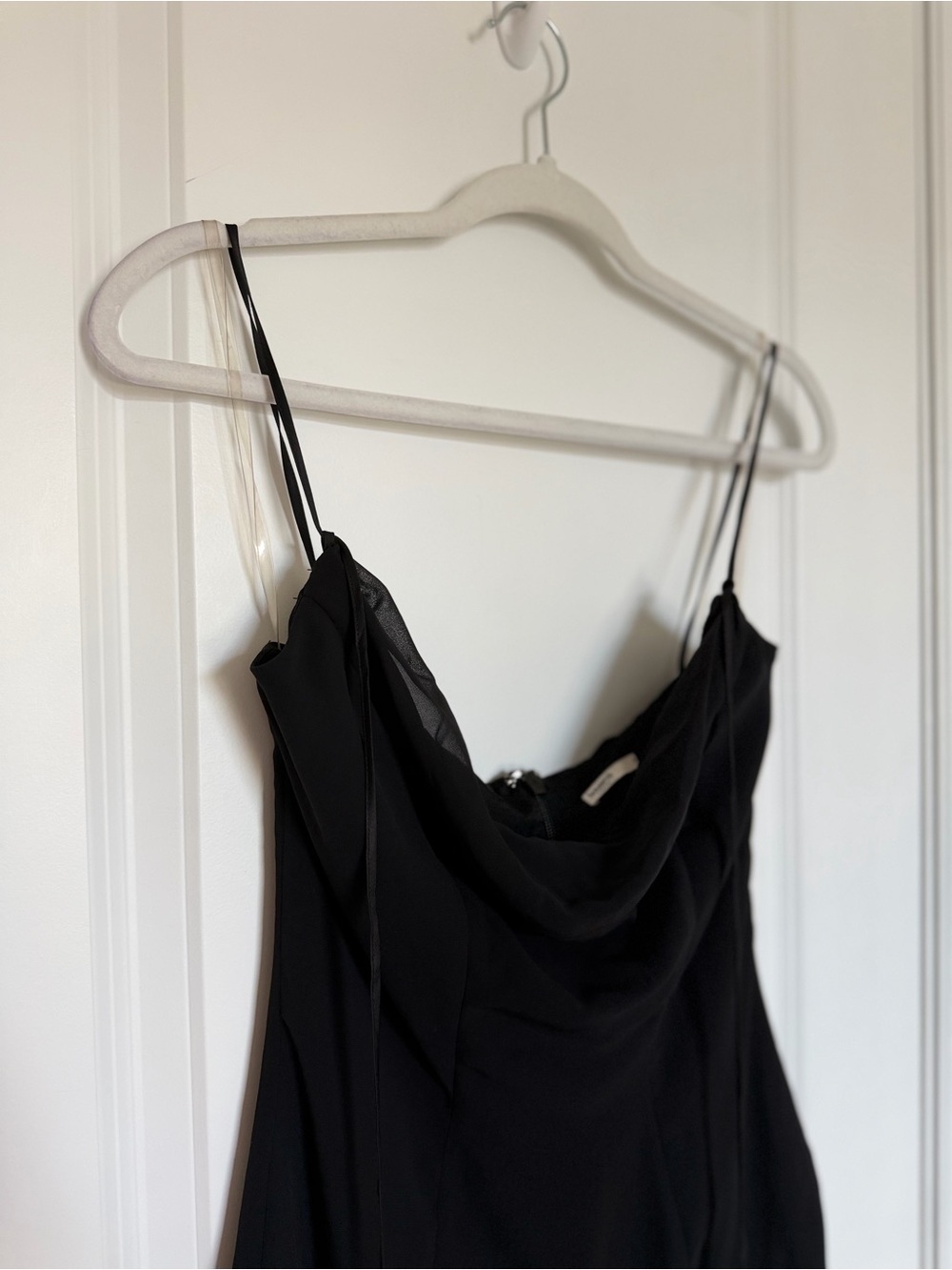 House of CB ROSSELLA Black Ruffle Mini Dress - Picture 10 of 10